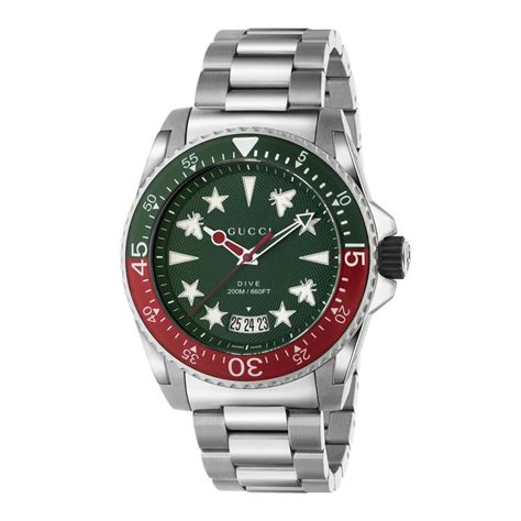 gucci watch red and green band|gucci dive.